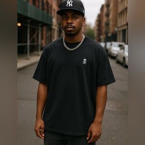 Sullen Art Collective Men’s Logo Tshirt Tee in Black, Size 5X Large